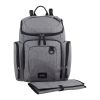 Eastsport Wooster St. Backpack Diaper Bag with Adjustable Shoulder Straps, Bonus Changing Pad, Stroller Straps and Insulated Zipper Pockets, Light Gre