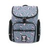 Disney Minnie Mouse Stylish Backpack Diaper Bag with Adjustable Shoulder Straps, Gray