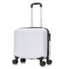 18'' Underseat Luggage for Airlines Hardside Lightweight Carry On Suitcase with Spinner Wheels Hardshell Suitcase