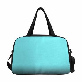 Electric Blue Tote And Crossbody Travel Bag