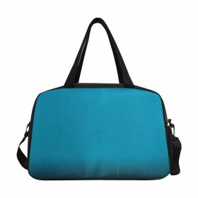 Blue Green Tote And Crossbody Travel Bag