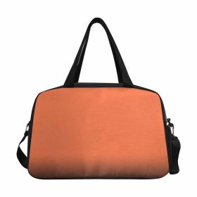 Coral Red Tote And Crossbody Travel Bag