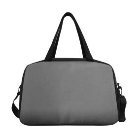 Gray Tote And Crossbody Travel Bag