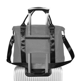 Gray Duffel Bag, Large Travel Carry On