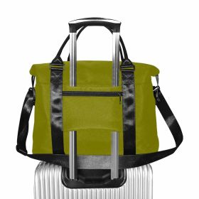 Dark Olive Green Duffel Bag, Large Travel Carry On