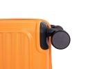 3 Piece Luggage Sets PC+ABS Lightweight Suitcase with Two Hooks, 360¬∞ Double Spinner Wheels, TSA Lock, (20/24/28) Orange