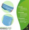 50 Pack Blue Flat Poly Mailers 14.5" x 19" Plastic Shipping Bags 2.0 mil /w Self-Seal