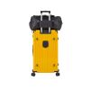 Luggage Set 4 pcs (20"/24"/29"/Travel Bag), PC+ABS Durable Lightweight Luggage with Collapsible Cup Holder, 360¬∞ Silent Spinner Wheels, TSA Lock, Yel