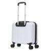 18'' Underseat Luggage for Airlines Hardside Lightweight Carry On Suitcase with Spinner Wheels Hardshell Suitcase