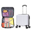 18'' Underseat Luggage for Airlines Hardside Lightweight Carry On Suitcase with Spinner Wheels Hardshell Suitcase