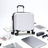 18'' Underseat Luggage for Airlines Hardside Lightweight Carry On Suitcase with Spinner Wheels Hardshell Suitcase
