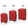 3-in-1 Multifunctional Large Capacity Traveling Storage Suitcase Luggage Set Red