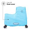 22 Inch Kid's Ride on Suitcase Children's Trolley Luggage Carry-On Luggage with Spinner Wheels \Lock\Safty Belt\Telescoping Handle Blue