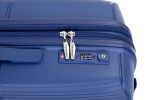 Expandable Hardshell Suitcase Double Spinner Wheels PP Luggage Sets Lightweight Durable Suitcase with TSA Lock,3-Piece Set (20/24/28) ,Navy