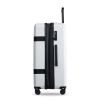 Luggage Sets New Model Expandable ABS+PC 3 Piece Sets with Spinner Wheels Lightweight TSA Lock (20/24/28), White