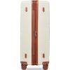 Luggage Sets 3 Piece Suitcase Set 20/24/28,Carry on Luggage Airline Approved,Hard Case with Spinner Wheels, Beige and Brown