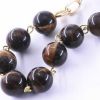 Brown 20 inch Bag Strap Retro Acrylic Beads Handbag Chain Purse Handle DIY Bag Charm Replacement Chain