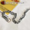 23-inch Underarm Bag Resin Chain Strap Thick Acrylic Chain Shoulder Bag Replacement Bag Charms; Silver