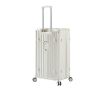 Luggage Set 4 pcs (20"/24"/29"/Travel Bag), PC+ABS Durable Lightweight Luggage with Collapsible Cup Holder, 360¬∞ Silent Spinner Wheels, TSA Lock, Whi