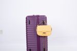 3 Piece Luggage Sets PC+ABS Lightweight Suitcase with Two Hooks, 360¬∞ Double Spinner Wheels, TSA Lock, (21/25/29) Dark Purple