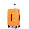 3 Piece Luggage Sets PC+ABS Lightweight Suitcase with Two Hooks, 360¬∞ Double Spinner Wheels, TSA Lock, (20/24/28) Orange