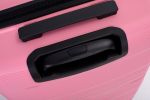 Hardshell Suitcase Double Spinner Wheels PP Luggage Sets Lightweight Durable Suitcase with TSA Lock,3-Piece Set (20/24/28) , Pink