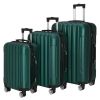 3-in-1 Multifunctional Large Capacity Traveling Storage Suitcase Dark Green