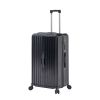 Luggage Set 4 pcs (20"/24"/29"/Travel Bag), PC+ABS Durable Lightweight Luggage with Collapsible Cup Holder, 360¬∞ Silent Spinner Wheels, TSA Lock, Bla