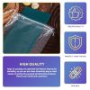 APQ Clear Plastic Drawstring Bags 5" x 8"; Pack of 100 Clear Bags for Gifts 2 Mil Polyethylene Drawstring Gift Bags; Water-Resistant Plastic Shoe Bags