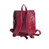 iPack Croc Backpack Diaper Bag with Adjustable Straps and Top Carry Handle, Maroon