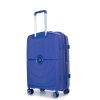 Expandable Hardshell Suitcase Double Spinner Wheels PP Luggage Sets Lightweight Durable Suitcase with TSA Lock,3-Piece Set (20/24/28) ,Navy