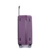 3 Piece Luggage Sets PC+ABS Lightweight Suitcase with Two Hooks, 360¬∞ Double Spinner Wheels, TSA Lock, (21/25/29) Dark Purple