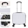 18'' Underseat Luggage for Airlines Hardside Lightweight Carry On Suitcase with Spinner Wheels Hardshell Suitcase
