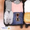 APQ Clear Plastic Drawstring Bags 5" x 8"; Pack of 100 Clear Bags for Gifts 2 Mil Polyethylene Drawstring Gift Bags; Water-Resistant Plastic Shoe Bags