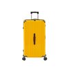 Luggage Set 4 pcs (20"/24"/29"/Travel Bag), PC+ABS Durable Lightweight Luggage with Collapsible Cup Holder, 360¬∞ Silent Spinner Wheels, TSA Lock, Yel