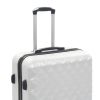 Hardcase Trolley Set 3 pcs Bright Silver ABS