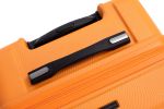 3 Piece Luggage Sets PC+ABS Lightweight Suitcase with Two Hooks, 360¬∞ Double Spinner Wheels, TSA Lock, (20/24/28) Orange