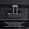 Hardshell Suitcase Spinner Wheels PP Luggage Sets Lightweight Durable Suitcase with TSA Lock,3-Piece Set (20/24/28) ,Black