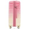 Luggage Set of 3, 20-inch with USB Port, Airline Certified Carry-on Luggage with Cup Holder, ABS+PC Hard Shell Luggage with Spinner Wheels, Gradient P