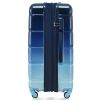 Luggage Set of 3, 20-inch with USB Port, Airline Certified Carry-on Luggage with Cup Holder, ABS+PC Hard Shell Luggage with Spinner Wheels, Gradient B