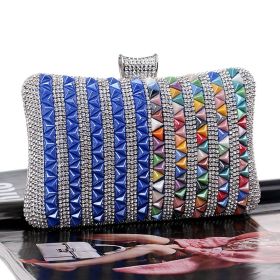Women's Fashion High-end Banquet Clutch (Color: Blue)
