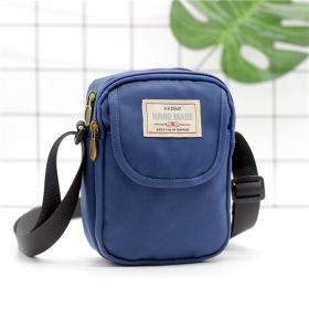 Women's Fashion Simple Nylon Shoulder Bag (Option: Lake Blue)
