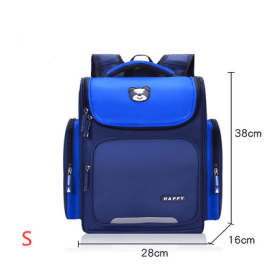 Primary Student School Bag (Option: Royal Blue-S)