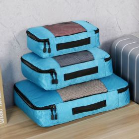 Travel Dacron Storage Bag Suit (Option: Blue-19 Inch)