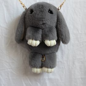 The New South Korea Plush Rabbit Dead Single Shoulder Bag Cartoon Children Sell Adorable Plush Backpack Dead Rabbit (Option: 1)