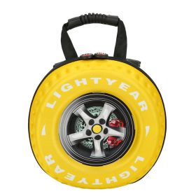 EVA Tire Fashion Style Kindergarten School Bag Boy Backpack Customization (Color: Yellow)