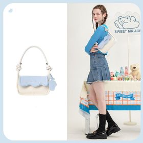 Women's Underarm Shoulder Bag (Option: Frozen Blue)