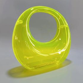 Acrylic Bag Fashion European And American Style Handbag (Option: Transparent Yellow)