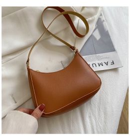 Women's Fashion Personalized Messenger Bag (Color: Brown)