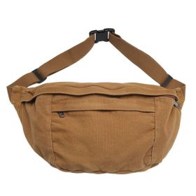 Women's Casual Simple Canvas Bag (Color: Brown)